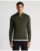 Men's Half Zip Sweater Remus Uomo 58601\36 Green