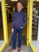 Rivet and Denim Sweater Mens Flux 1\4 Zip Navy