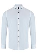 6th Sense Men's Long Sleeve Shirt BD-Lyocell White B image