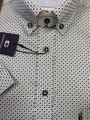 Giordano Men's Short Sleeve Shirt 616026 Col 70 Sage Green Detail image