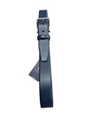 Leather Men's Belt Navy Zazzi