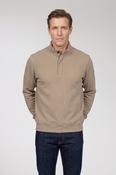Baileys Mens Half Zip Sweater 623191 Col 18 Ecru\Grey image