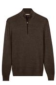 Baileys Mens Half ZIP Sweater 628409 Col 965 Brown\Tan