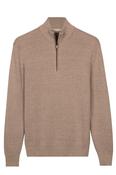 Baileys Mens Half Zip Sweater 628409 col985 Beige\Tan