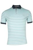 Baileys Men's Steel Blue Strip Polos 515244-98 image