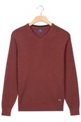 Baileys Cotton V-Neck Mauve Jumper 528109/425