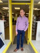 Rivet and Denim Sweater Mens Flux 1\4 Zip Lilac