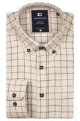 Giordano Men's Brown Check Shirt 527302/80