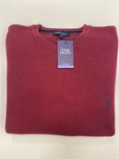 Tom Penn Waffle Knit Sweater Red 067K