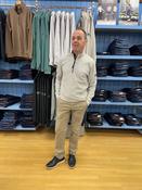Men's Lerros 1/4 Zip Sweater Stone