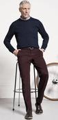 Bruhl Burgundy Mans Trouser Venice 185180\860 image