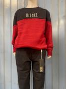 Diesel Boys Barney Sweater Red\Navy image
