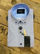 6th Sense Mens Short Sleeve Shirt Gold Print Colour 26 image