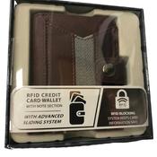 Dice Rfic Credit Card Wallet 41D1091-Brown