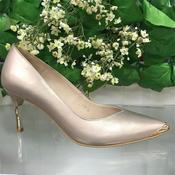 Emis 28010  3 Inch Heel Shoes-Champagne-5.5 image