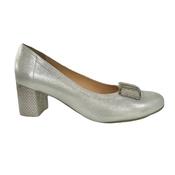 Bioeco By Arka 5754 Wider Fit Heel Shoe-Silver-41