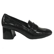 Bioeco By Arka Croc Patent Block Heel-Black Patent-38 image