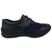 Softmode Cara The Bunion  Velcro Shoe-Navy-38