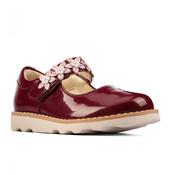 Clarks Crown Petal T Shoes-Cherry-5.5