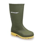 Ladies Dunlop Wellies-Green-3