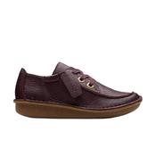Clarks Funny Dream Casual Shoe-Wine-5