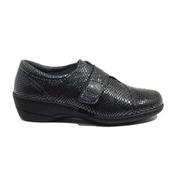 Jessica Softmode The Bunion  Velcro Shoe-Black-39