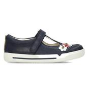 Clarks Mini Blossom-Blue Leather-K12