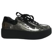 Waldlaufer Nicky Wider Fit Shoe-Pewter-4.5 image