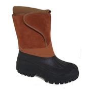 Snuggle Omey Ladies Velcro Wellie-Ginger-3