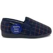 Hush Phillip Mens Slippers-Navy-7