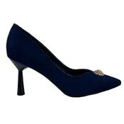 Sorento Riverbank Heel Shoe-Navy-39