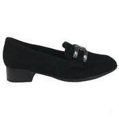 Gabor Rum Loafer-Black Suede-5