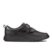 Clarks Scape Flare K-Black Leather-K12