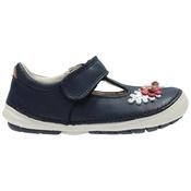 Clarks Softly Blossom-Blue Leather-K5