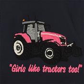 Regatta Tractor Jacket-Navy Pink-3To4 