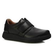 Clarks Un Abode Strap Wider Fit-Black Leather-7 image