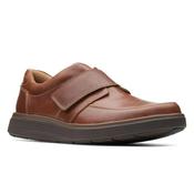 Clarks Un Abode Strap Wider Fit-Dark Tan Lea-8
