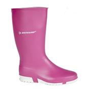 Youth Dunlop Wellies  Sizes 3 To 8-Pink-3