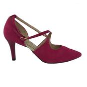Emis Z7624 Cross Strap Heels-Fuchia-5