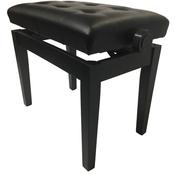 SONATA Adjustable Piano Stool with Plastic Handles, Satin Black - FREE DELIVERY image