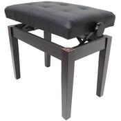 SONATA Adjustable Piano Stool with Wooden Handles, Satin Rosewood - FREE DELIVERY image