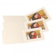 Ivory Photo Folder with Silver Gilding. View/Landscape image