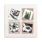 Rustic Square Photo Display with Elastic. Available in 2 Sizes