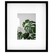 Strata Series Black Frame with Slender &amp; Striking Wood Grain Design. Available in 6 Sizes