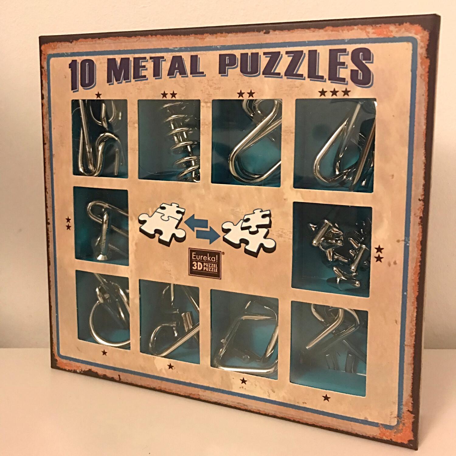 Eureka 3d puzzle hot sale 10 metal puzzles