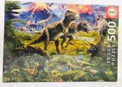 Jigsaw Puzzle 500 Piece Dinosaur Gathering image