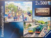 Ravensburger 2x500piece Railway Heritage Jigsaw Puzzle image