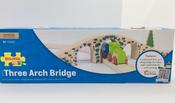 Three Arch Wooden Railway Bridge By BigJig