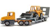 Siku Diecast Low Loader Truck With Front Loader 1616 image