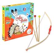 Vilac Wooden Bow And 3 Arrows  In A Box With Target On It